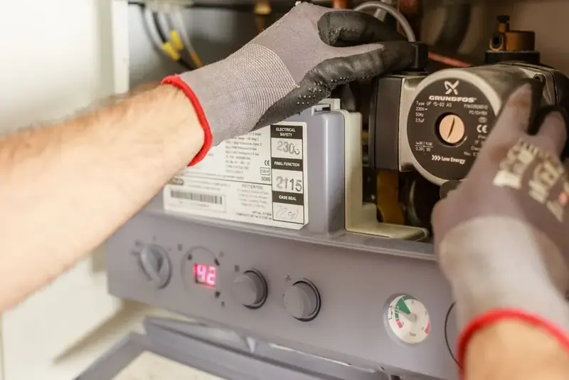 Boiler controls and heating components